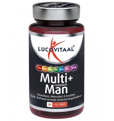 Lucovitaal Multi+ compleet man 40 tabletten | Superfoodstore.nl