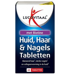 Lucovitaal Huid haar nagels+biotine 60 tabletten |