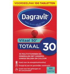 Dagravit Totaal 30 Vitaal 50+ 100 tabletten