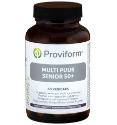 Proviform Multi puur senior 50+ 60 vcaps | Superfoodstore.nl