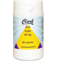 Clark Zink 60 mg 60 vcaps | Superfoodstore.nl