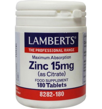 Lamberts Zink citraat 15 mg 180 tabletten