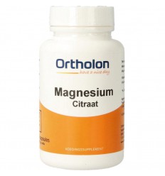Ortholon Magnesium citraat 60 vcaps | Superfoodstore.nl