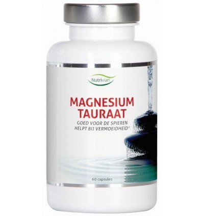Nutrivian Magnesium tauraat B6 60 capsules