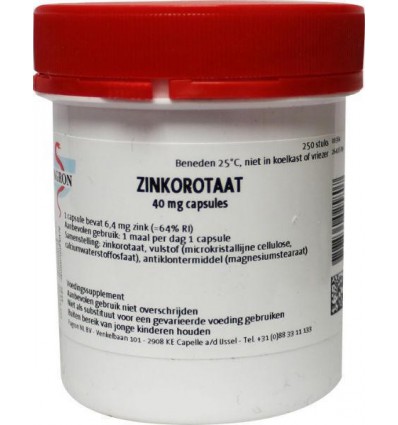 Zink Capsules Fagron Zink orotaat 40 mg 250 capsules kopen