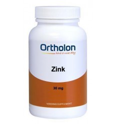 Ortholon Zink citraat 30 mg 60 tabletten | Superfoodstore.nl