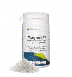 Springfield Magnevite magnesium glycerofosfaat 100 mg 60 tabletten