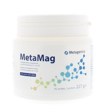 Multi Mineralen Metagenics Metamag perzik NF 227 gram kopen