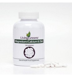 Livinggreens Magnesium calcium zink 180 tabletten |