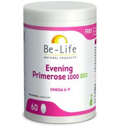 Be-Life Evening primrose 1000 60 capsules | Superfoodstore.nl