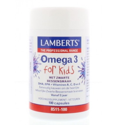 Visolie Lamberts omega 3 for kids 100 capsules kopen