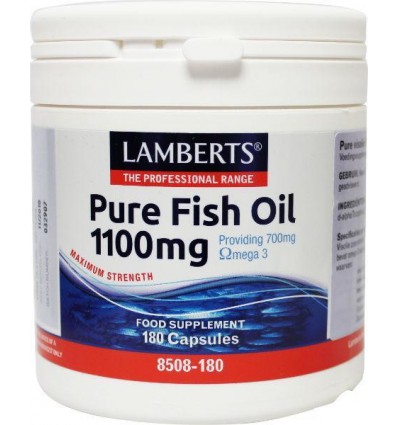Vetzuren Lamberts Pure visolie 1100 mg omega 3 180 capsules kopen