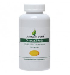 Livinggreens Omega 3 visolie forte 240 capsules |