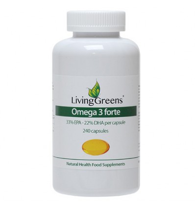 Vetzuren Livinggreens Omega 3 visolie forte 240 capsules kopen