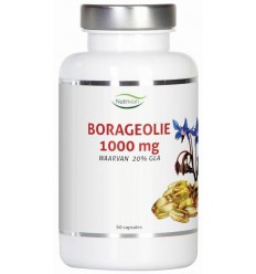 Nutrivian Borage olie 1000 mg 60 capsules | Superfoodstore.nl