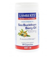 Lamberts Duindoorn olie 1000 mg - Sea buckthorn berry oil 30