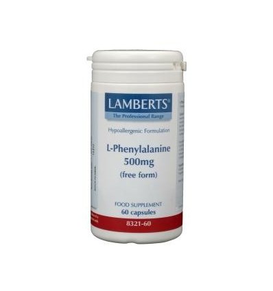 L-Phenylalanine Lamberts 500 mg 60 capsules kopen