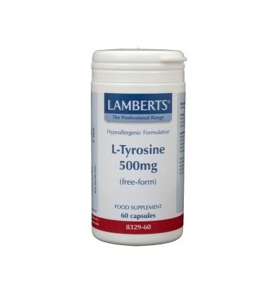  L-Tyrosine Lamberts L-Tyrosine 500 mg 60 capsules kopen