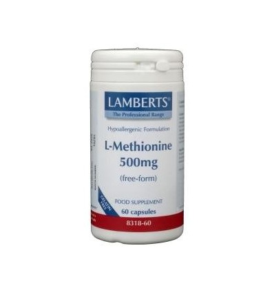 Lamberts L-Methionine 500 mg 60 vcaps