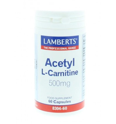 L-Carnitine Lamberts Acetyl 500 mg 60 capsules kopen