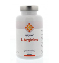 Epigenar L-arginine 90 capsules | Superfoodstore.nl