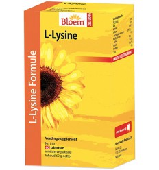 Bloem L-Lysine lipblaasjes 60 tabletten