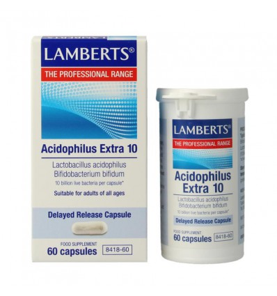 Probiotica Lamberts Acidophilus Extra 10 60 vcaps kopen