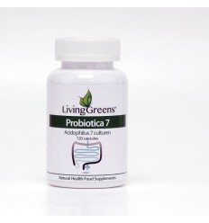 Livinggreens Probiotica acidophilus 7 culturen 120 capsules |