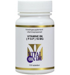 Vital Cell Life Vitamine b6 p-5-p 16 mg 100 tabletten