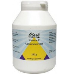 Clark Vitamine C calcium ascorbaat 250 gram | Superfoodstore.nl
