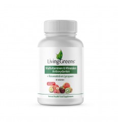 Livinggreens Multi vitaminen & mineralen antioxidant 60