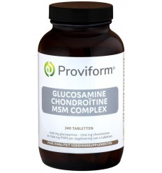 Proviform Glucosamine chondroitine complex MSM 240 tabletten |