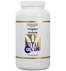 Vitamine E Vital Cell Life Vitamine E & selenium 200 vcaps kopen