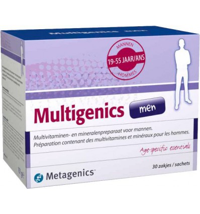 Multivitamine Metagenics Multigenics men 30 sachets kopen