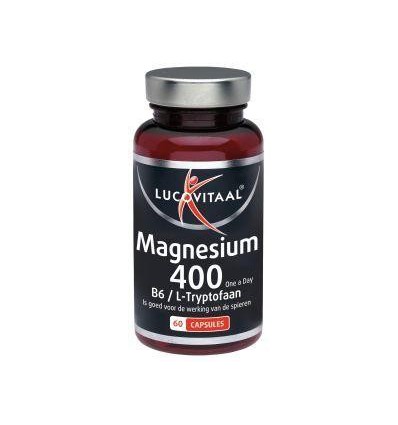 Lucovitaal Magnesium 400 met B6 en L-tryptofaan 60 capsules