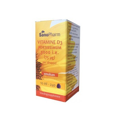 Sanopharm Vitamine D3 fortissimum Emulsan 10 ml