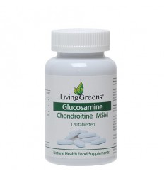 Livinggreens Glucosamine chondroitine MSM 120 tabletten |