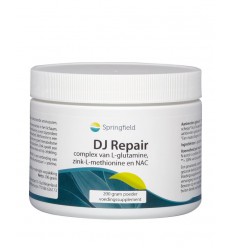 Voedingssupplementen Springfield DJ Repair glut/nac/zink 200