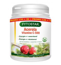 Fytostar Acerola vitamine C 500 kauw 150 tabletten