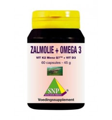 SNP Zalmolie & vit. K2 mena Q7 & vit. D3 & vit. E 60 capsules