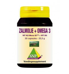 SNP Zalmolie & vit. K2 mena Q7 & vit. D3 & vit. E 30 capsules