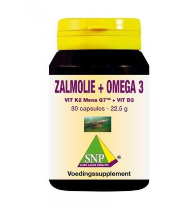 SNP Zalmolie & vit. K2 mena Q7 & vit. D3 & vit. E 30 capsules