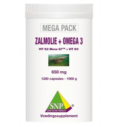 SNP Zalmolie & omega 3 megapack 1200 capsules