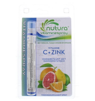 Supplementen Nutura Vitaminespray C & zink blister 13 ml kopen