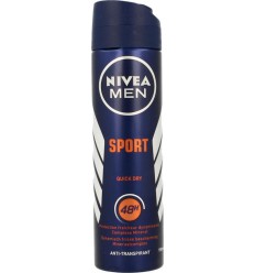 Nivea Men deodorant spray sport 150 ml | Superfoodstore.nl