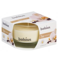 Bolsius Geurglas 80/50 true scents vanille | Superfoodstore.nl
