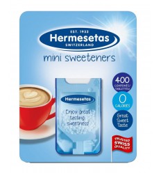 Hermesetas Hermesetas zoetjes 400 tabletten | Superfoodstore.nl