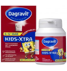 Dagravit Multi kids-xtra 6-12 jaar 60 kauwtabletten