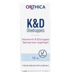 Orthica Vitamine K & D zuigeling 10 ml | Superfoodstore.nl