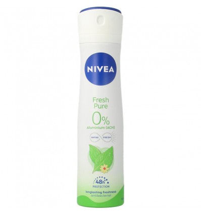 Nivea Deodorant pure & natural jasmine spray 150 ml
